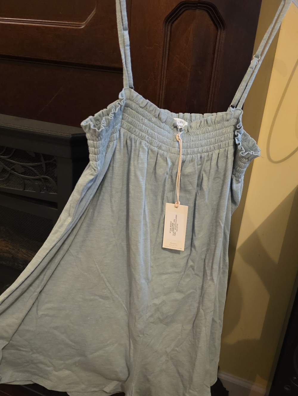 NWT Small Z Supply Baines Romper with Spaghetti Straps